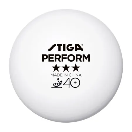Мяч для наст. тенниса Stiga Perform 3***, 40+, 1113-2110-06, пластик, ITTF Appr., уп.6 шт, бел за 2&nbsp;121.60 ₽ купить в Кургане