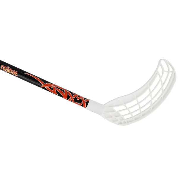 Клюшка для флорбола RealStick Tribal Jr, MR-KF-TR85-WH, 85см,прямой крюк,пластик,черн-бел-оранж за 2&nbsp;237.20 ₽ в Кургане