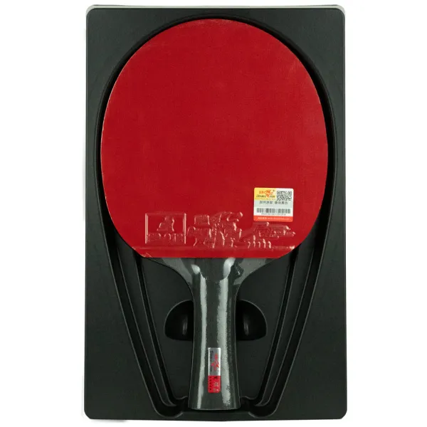 Ракетка для н/т DOUBLE FISH Black Carbon King Racket 3***, для професс.,ITTF Appr.,накл.2,1,мм за 4&nbsp;346.90 ₽ в Кургане