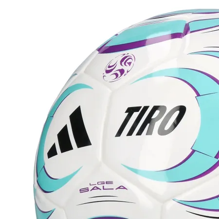 Мяч футзал. ADIDAS Tiro League Sala JW1526, р.4, FIFA Basic, 32 пан, ТПУ, термосш., бело-бирюз-фиол за 4&nbsp;833.10 ₽ купить в Кургане