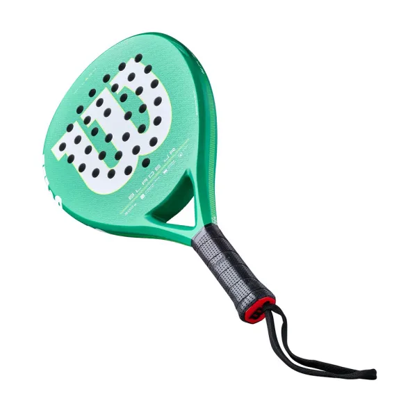 Ракетка для падела WILSON Blade Jr  V4 Padel, WR213811U0, для начин-х, стекловолокно, зеленый за 14&nbsp;934.50 ₽ в Кургане