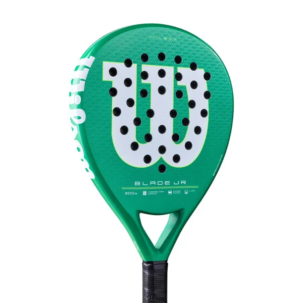 Ракетка для падела WILSON Blade Jr  V4 Padel, WR213811U0, для начин-х, стекловолокно, зеленый за 14&nbsp;934.50 ₽ в Кургане