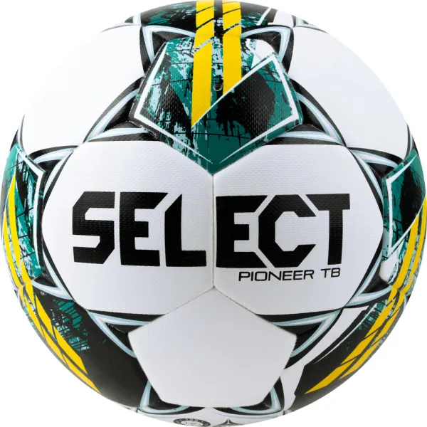 Мяч футб. SELECT Pioneer TB V23, 0865060005, р.5, FIFA Basic, 32п, ПУ, термосш, бело-зелено-желтый за 5&nbsp;684.80 ₽ в Кургане