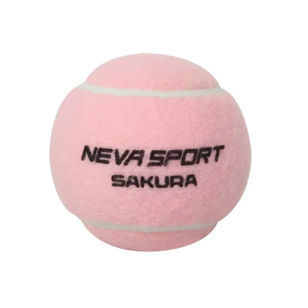 Мяч для падела NS Sakura, UAA2, уп.3 шт, сукно, нат.резина, розовый за 824.50 ₽ в Кургане