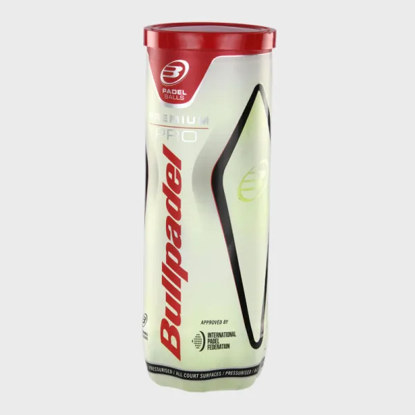 Мяч для падела BULLPADEL Premium PRO, 471959, уп.3 шт, FIP Approved, войлок, нат.резина,желтый за 1&nbsp;094.80 ₽ в Кургане