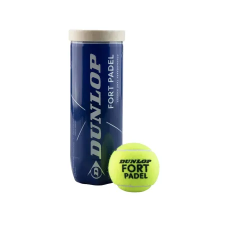 Мяч для падела Dunlop Fort Padel, 601555, уп.3 шт, FIP, сукно, нат.резина,желтый за 1&nbsp;135.60 ₽ купить в Кургане