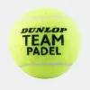 Мяч для падела Dunlop Team Padel, 601553, уп.3 шт, сукно, нат.резина,желтый за 1&nbsp;110.10 ₽ купить в Кургане