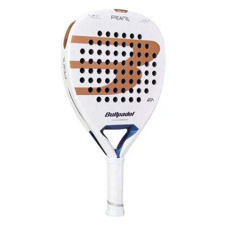 Ракетка для падела BULLPADEL Pearl 27, 497249, для проф-в, стекловолокно,карбон, бело-золотистый за 44&nbsp;319 ₽ купить в Кургане