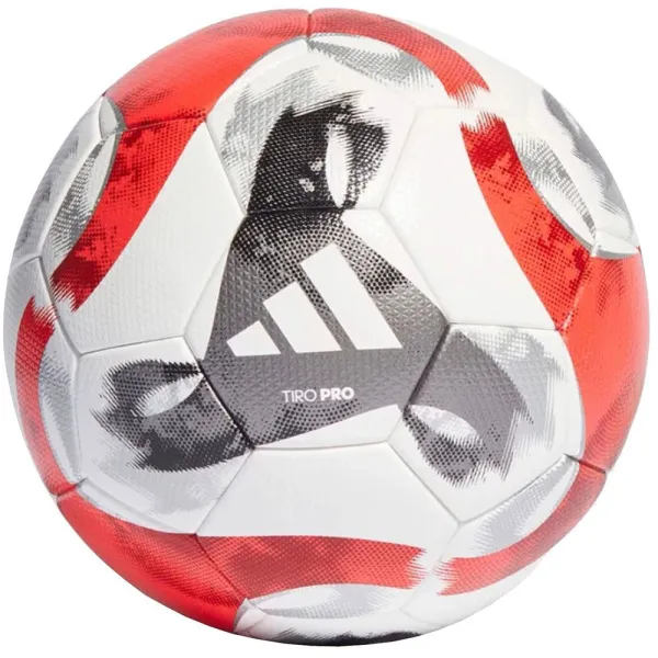 Мяч футб. ADIDAS Tiro Pro HT2428, р.5, FIFA Pro, 32 пан., ПУ, термосшивка, бело-красный за 13&nbsp;591.50 ₽ в Кургане