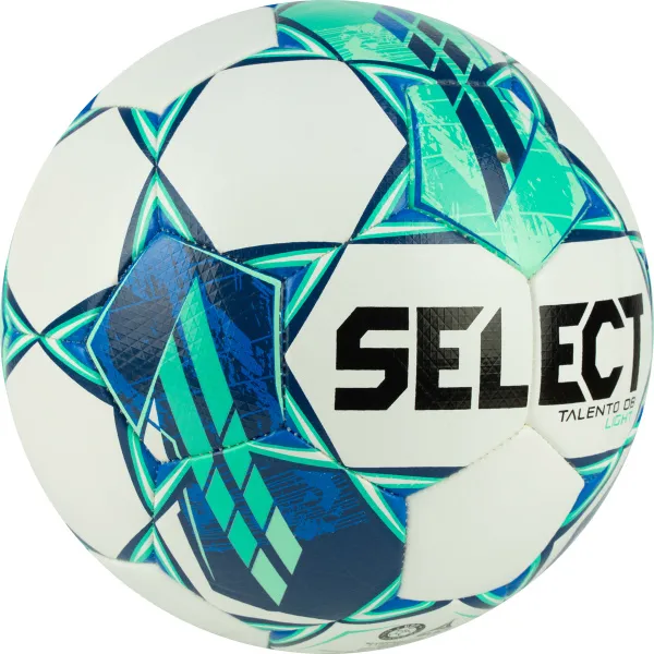 Мяч футб. SELECT Talento DB Light V23, 0775860004, р.5, 32п, ПУ, гибрид.сш, бело-зеленый за 5&nbsp;531.80 ₽ в Кургане