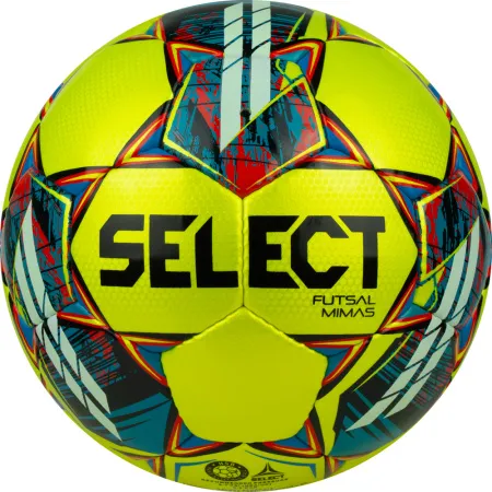 Мяч футзал. SELECT Futsal Mimas, 1053460550, р.4,FIFA Basic, 32 пан, гл.ПУ, руч.сш, жел-сине-красный за 6&nbsp;303.60 ₽ купить в Кургане