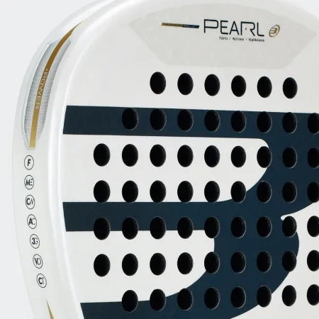 Ракетка для падела BULLPADEL Pearl 26, 493804, для профессионалов, карбон, бело-серый за 35&nbsp;929.50 ₽ купить в Кургане