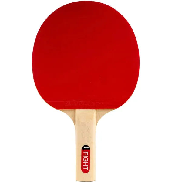Ракетка для н/т Stiga Fight Red, 184001, для любителей, накладка 1,5 мм ITTF, прямая ручка за 1&nbsp;837.70 ₽ в Кургане
