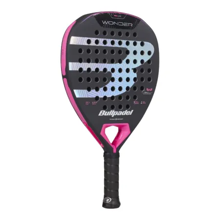 Ракетка для падела BULLPADEL Wonder 27, 497250, для продв.игроков, стекловолокно, карбон, черно-роз за 42&nbsp;969.20 ₽ купить в Кургане