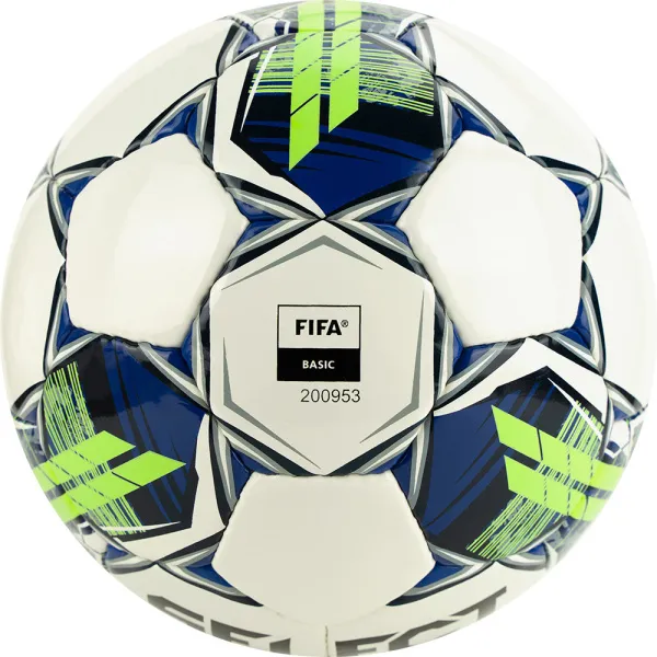 Мяч футзал. SELECT Futsal Master Shiny V22, 1043460004, р.4, Basic,32п, гл.ПУ, руч.сш,бел-син-зел за 7&nbsp;539.50 ₽ в Кургане