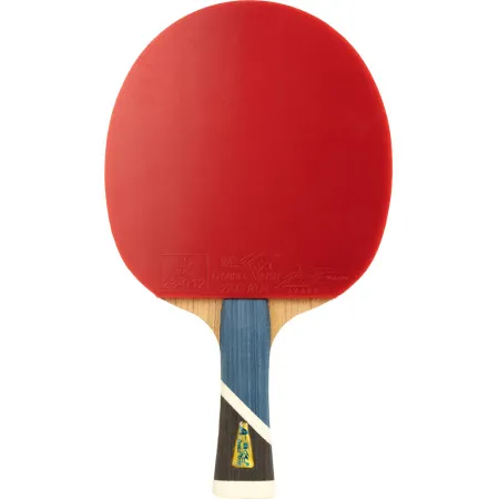 Ракетка для н/т DOUBLE FISH 5A+C, для продвин, ITTF Appr, накл. 2,1 мм, конич. ручка+ 2 мяча V40+мм за 2&nbsp;779.50 ₽ купить в Кургане