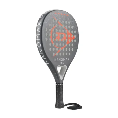 Ракетка для падела Dunlop Nanomax Pro, 10370739, для профессионалов, карбон,серо-оранжевый за 17&nbsp;248.20 ₽ купить в Кургане