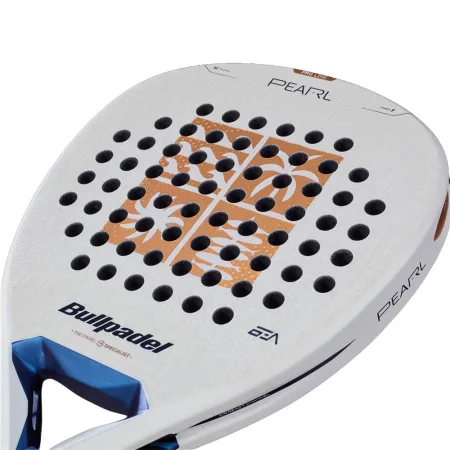 Ракетка для падела BULLPADEL Pearl 27, 497249, для проф-в, стекловолокно,карбон, бело-золотистый за 44&nbsp;319 ₽ купить в Кургане