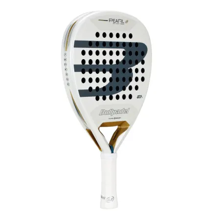 Ракетка для падела BULLPADEL Pearl 26, 493804, для профессионалов, карбон, бело-серый за 35&nbsp;929.50 ₽ купить в Кургане