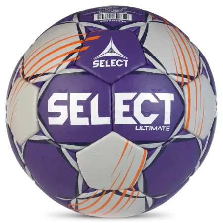 Мяч ганд. SELECT Ultimate Official EHF V24, 1612858999, Senior(р.3), EHF Appr, ПУ, руч.сш, фиол-сер за 15&nbsp;504 ₽ купить в Кургане