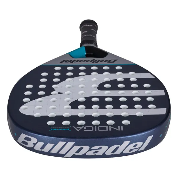 Ракетка для падела BULLPADEL Indiga Power 26, 494416, для начинающих, стекловолокно, темносине-серый за 14&nbsp;672.70 ₽ в Кургане