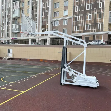Баскетбольная стойка мобильная складная на пружинах вынос 2,25 м c противовесом ZAVODSPORTA за 530&nbsp;660 ₽ купить в Кургане
