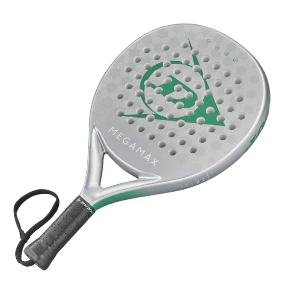 Ракетка для падела Dunlop Megamax Silver, 10370741, для начинающих, графит, серебристый за 11&nbsp;740.20 ₽ в Кургане