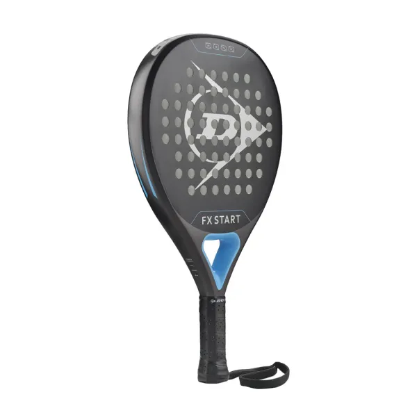 Ракетка для падела Dunlop FX Start, 10370737, для начинающих, гибрид, графит, черно-синий за 13&nbsp;175 ₽ в Кургане
