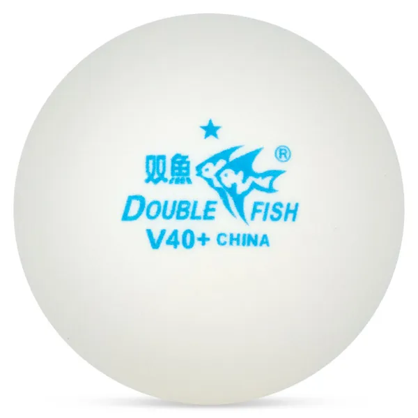 Мяч для наст. тенниса DOUBLE FISH 1* Ball, арт. V40+1, диам. V40+мм,плаcтик,упак.100 шт,белый за 4&nbsp;243.20 ₽ в Кургане