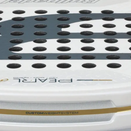 Ракетка для падела BULLPADEL Pearl 26, 493804, для профессионалов, карбон, бело-серый за 35&nbsp;929.50 ₽ купить в Кургане