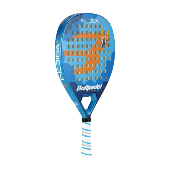 Ракетка для падела BULLPADEL Indiga Jr Boy 26, 494422, для начинающих, стекловолокно,сине-оранжевый за 10&nbsp;480.50 ₽ в Кургане