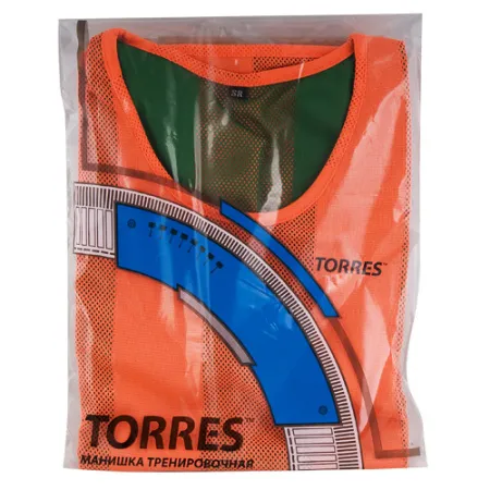 Манишка детская TORRES двухсторонняя, TR11949O/G, р.Jr, тренировочная, полиэстер, оранж-зелен за 1&nbsp;026.80 ₽ купить в Кургане