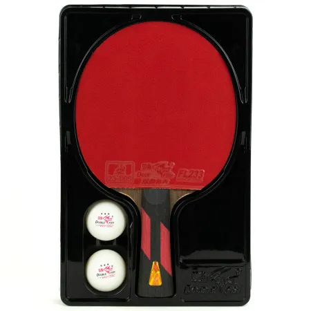 Ракетка для н/т DOUBLE FISH 7A+C, для професс.,ITTF Appr.,накл.2,1мм,+ 2 мяча V40+мм ITTF Appr за 3&nbsp;559.80 ₽ купить в Кургане