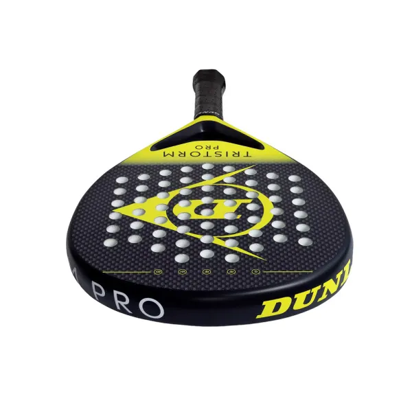 Ракетка для падела Dunlop Tristorm Pro, 10359946, для опытных игроков, графит, черно-желтый за 19&nbsp;643.50 ₽ в Кургане