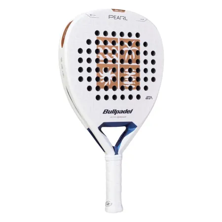 Ракетка для падела BULLPADEL Pearl 27, 497249, для проф-в, стекловолокно,карбон, бело-золотистый за 44&nbsp;319 ₽ купить в Кургане