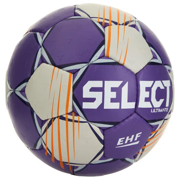 Мяч ганд. SELECT Ultimate Official EHF V24, 1612858999, Senior(р.3), EHF Appr, ПУ, руч.сш, фиол-сер за 15&nbsp;504 ₽ в Кургане