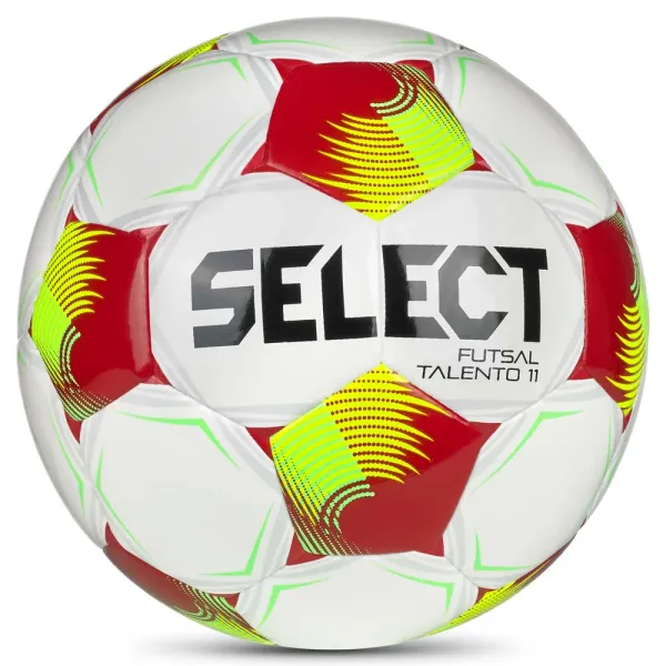 Мяч футзал. SELECT Futsal Talento 11 V26, 1061471014, р.3(Jr),  32п, ТПУ, маш.сш, бело-желто-красный за 4&nbsp;355.40 ₽ в Кургане