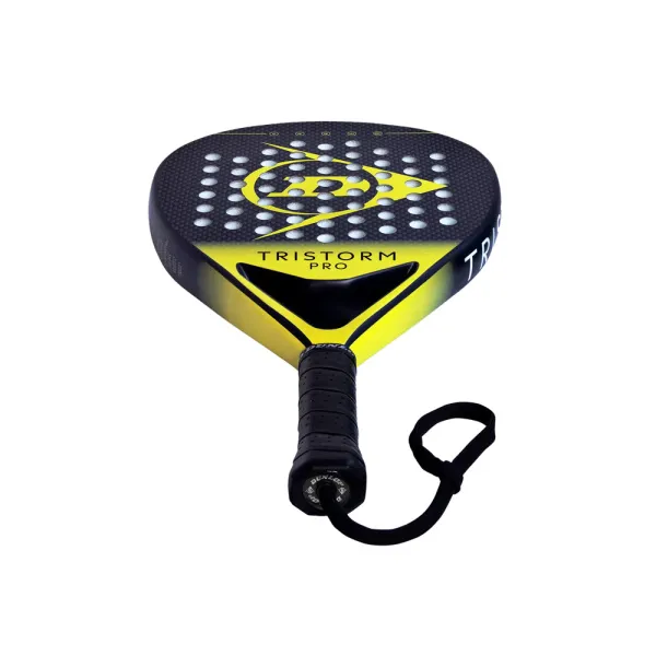 Ракетка для падела Dunlop Tristorm Pro, 10359946, для опытных игроков, графит, черно-желтый за 19&nbsp;643.50 ₽ в Кургане