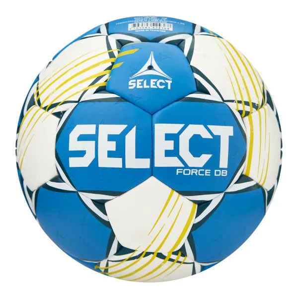 Мяч ганд. SELECT HB FORCE DB V25, 1622858205, Senior (р.3), EHF Appr,ПУ, гибр.сш., сине-белый за 8&nbsp;438.80 ₽ в Кургане