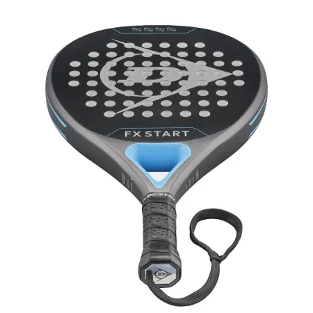 Ракетка для падела Dunlop FX Start, 10370737, для начинающих, гибрид, графит, черно-синий за 13&nbsp;175 ₽ купить в Кургане