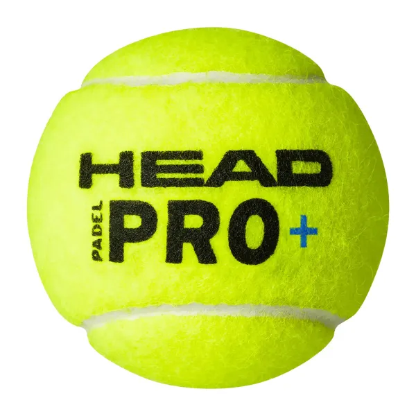 Мяч для падела HEAD Padel Pro+, 540203, уп.3 шт, FIP Approved, войлок,нат.резина,желтый за 933.30 ₽ в Кургане