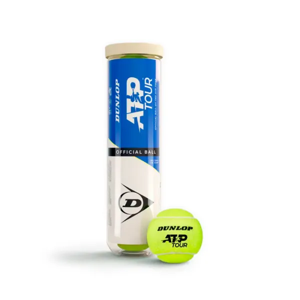 Мяч теннисный Dunlop ATP Official Tour Premium 4B, 601599, уп.4шт, одобр. ITF, нат.резина,фетр. за 1&nbsp;734 ₽ в Кургане